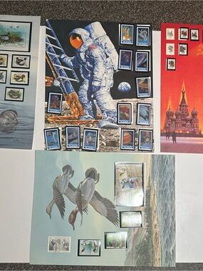 Fleetwood "Mint Stamps of the World" Commemorative Panel Collection